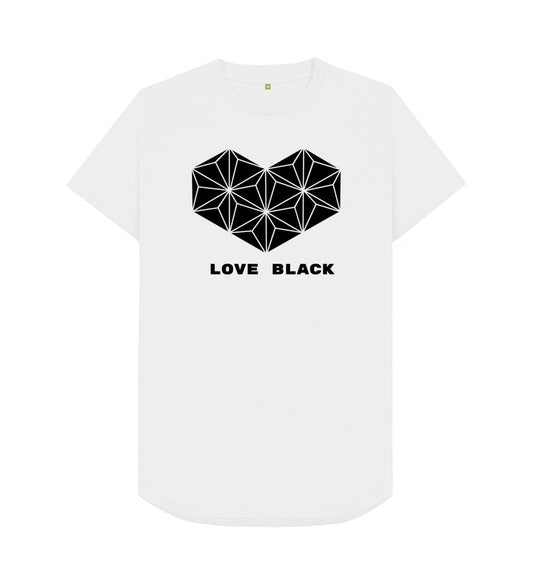 White Love Black, Love White - Men's Longline T-shirt