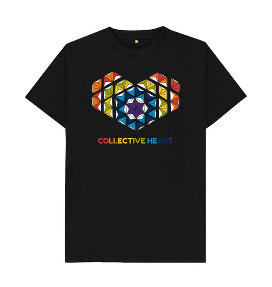 Black Collective Heart - Men's Basic T-shirt - 2 colours