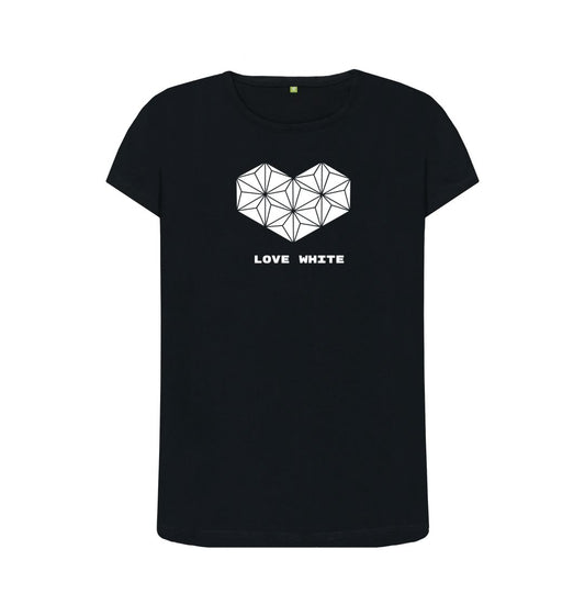 Black Love White, Love Black - Women's Crew Neck T-shirt