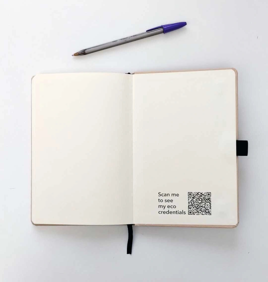 Love Opposites Notebook - Geometric Notebook - Red