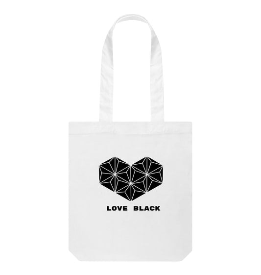 White Love Black, Love White - Tote Bag