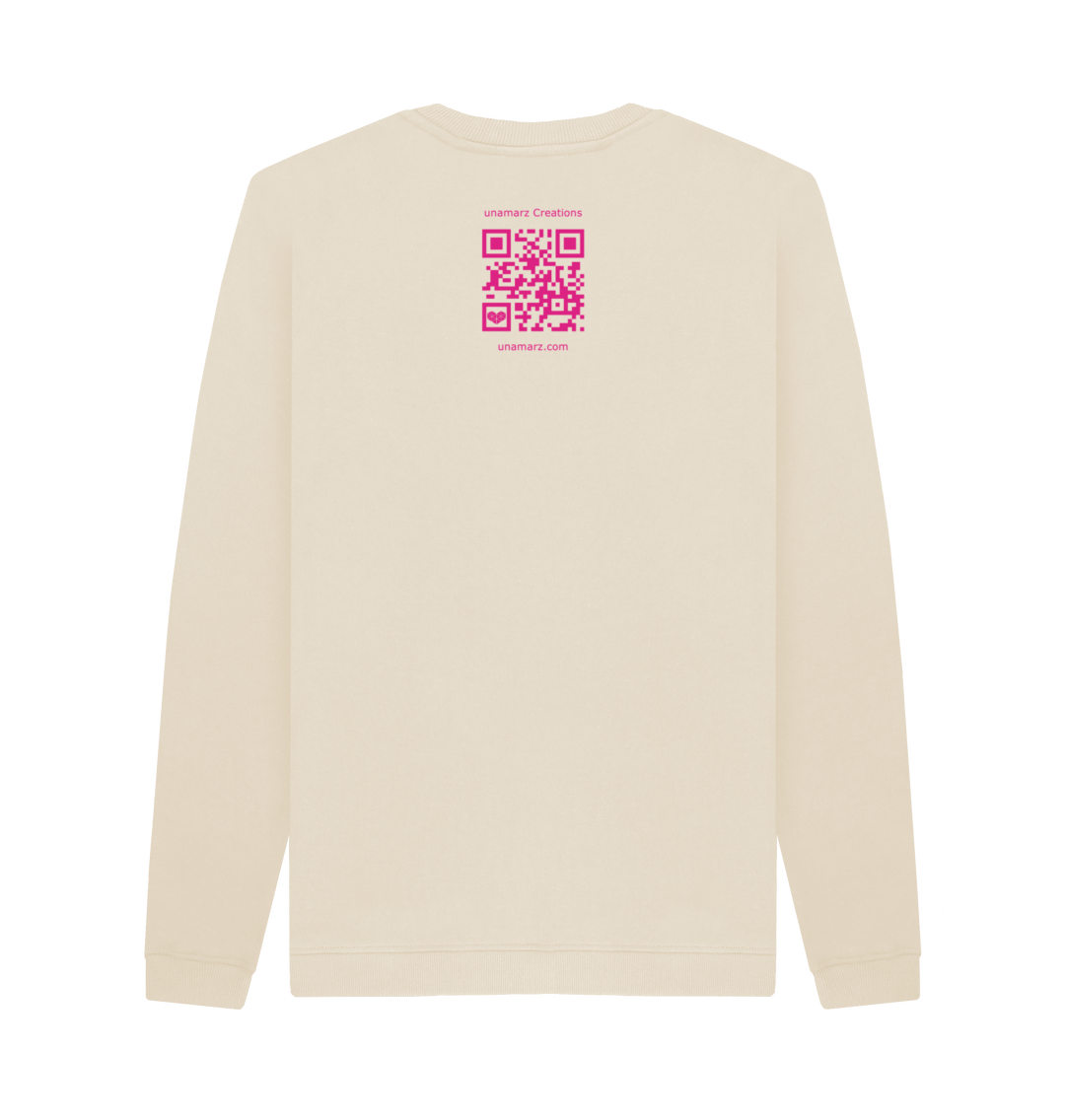 Oat Printed Sweater Back