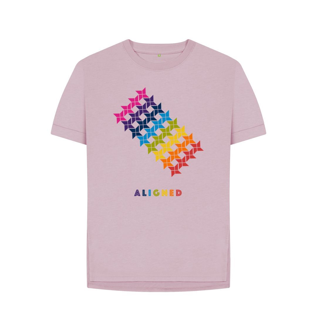 Mauve Aligned - Women's Relaxed Fit Tee