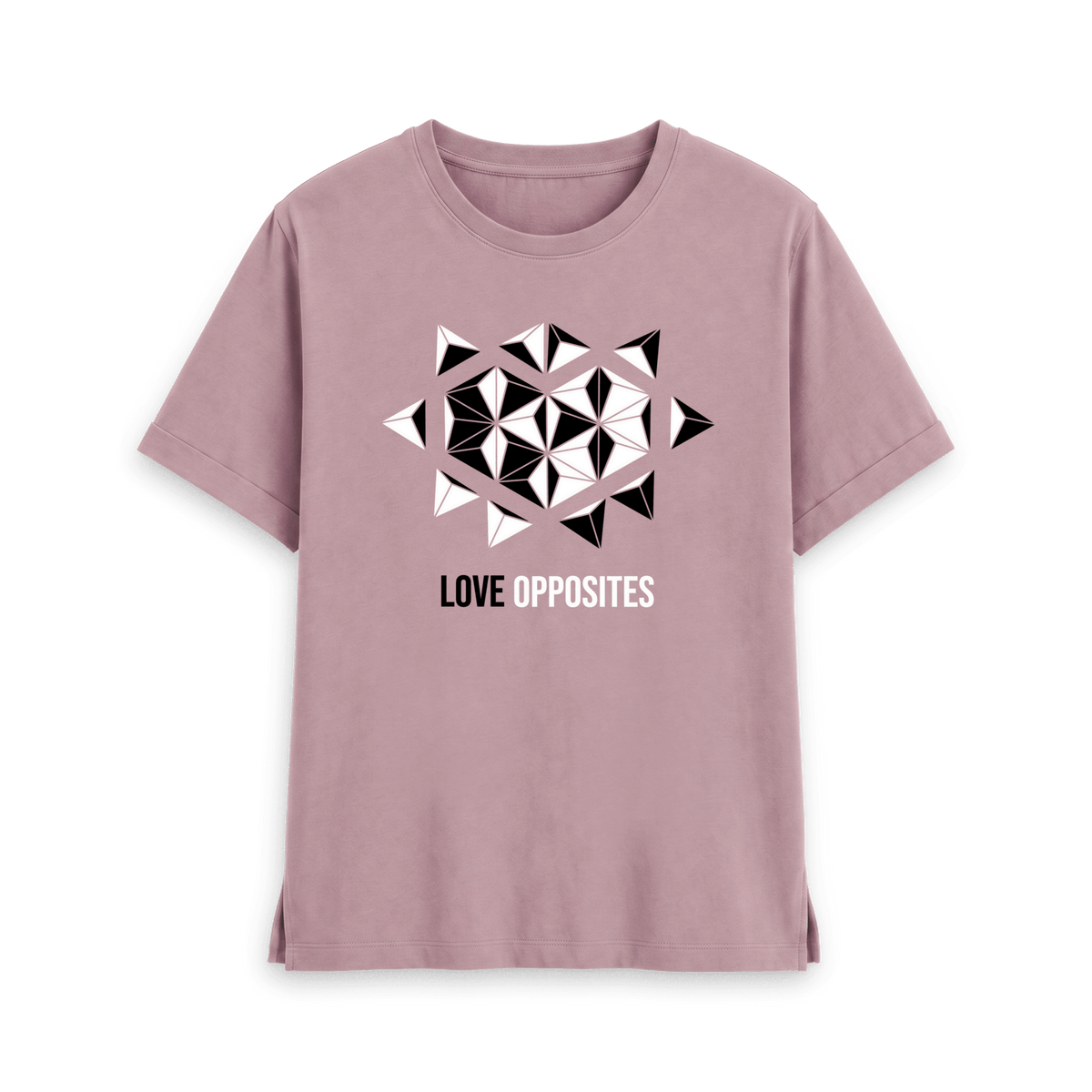 Mauve Printed T-shirt Front