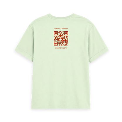 Pastel Green Printed T-shirt Back