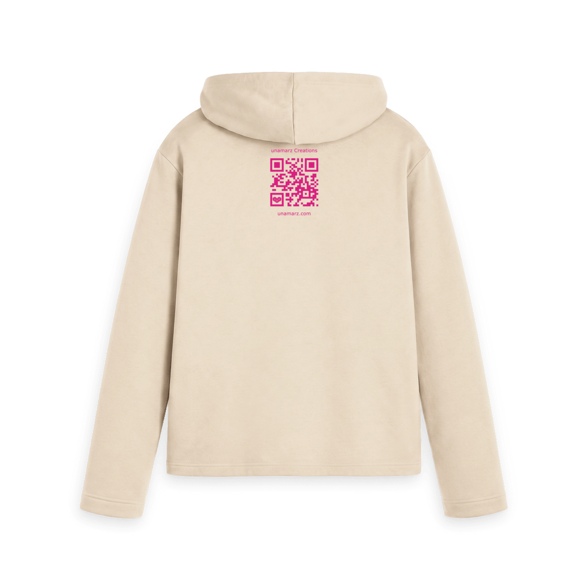 Oat Printed Hoody Back