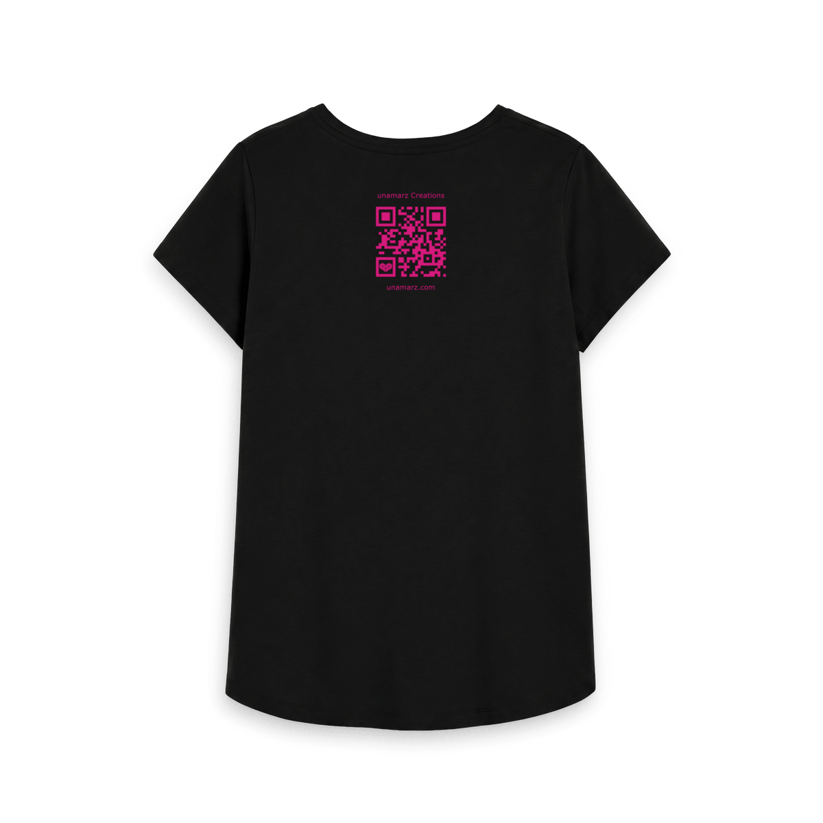 Black Printed T-shirt Back