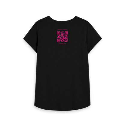 Black Printed T-shirt Back