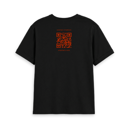 Black Printed T-shirt Back