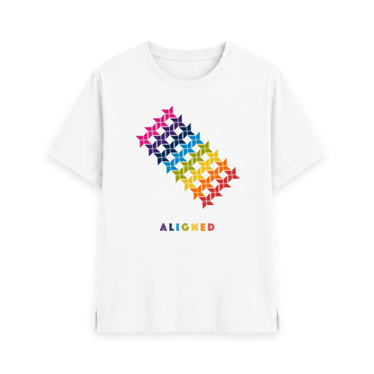 White Printed T-shirt Front