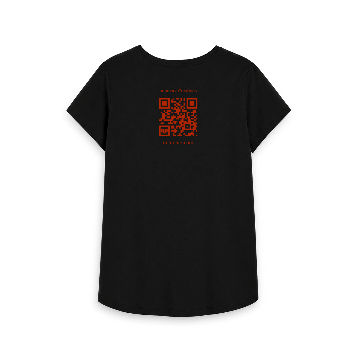 Black Printed T-shirt Back
