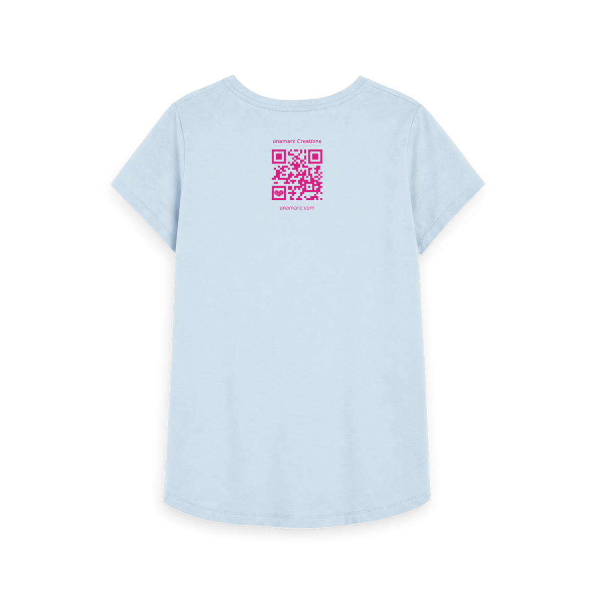 Sky Blue Printed T-shirt Back