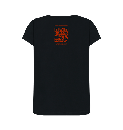 Black Printed T-shirt Back