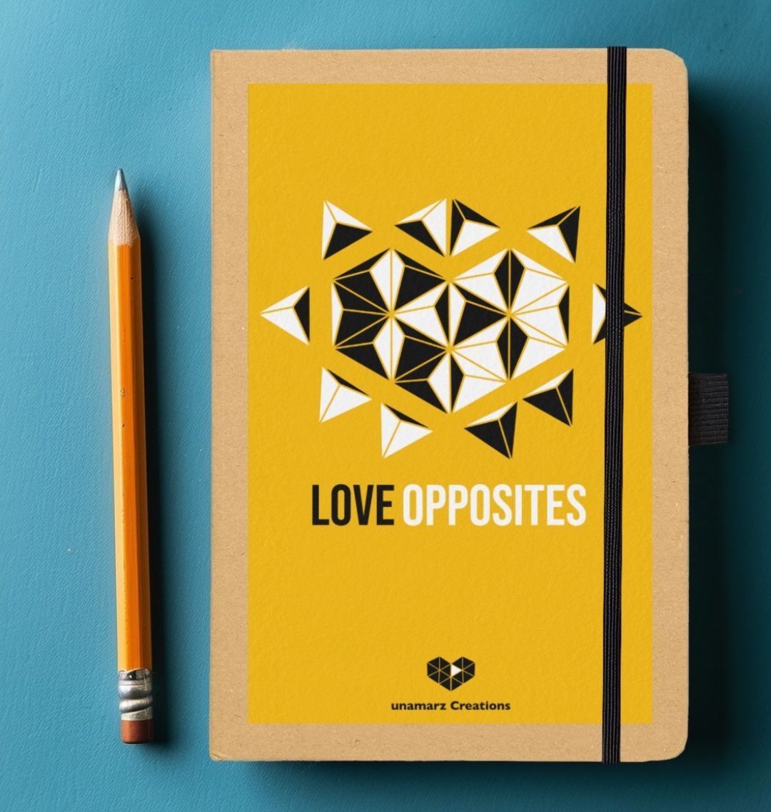 Love Opposites Notebook - Yellow