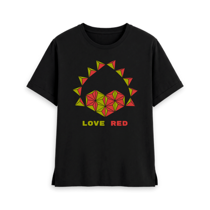 Black Printed T-shirt Front