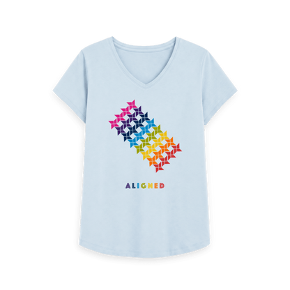 Sky Blue Printed T-shirt Front
