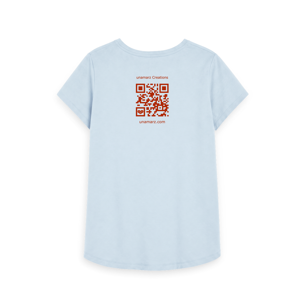 Sky Blue Printed T-shirt Back