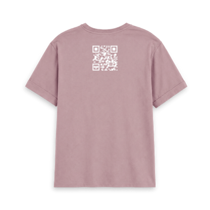 Mauve Printed T-shirt Back