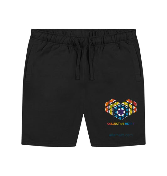 Black Collective Heart - Men's Organic Cotton Shorts