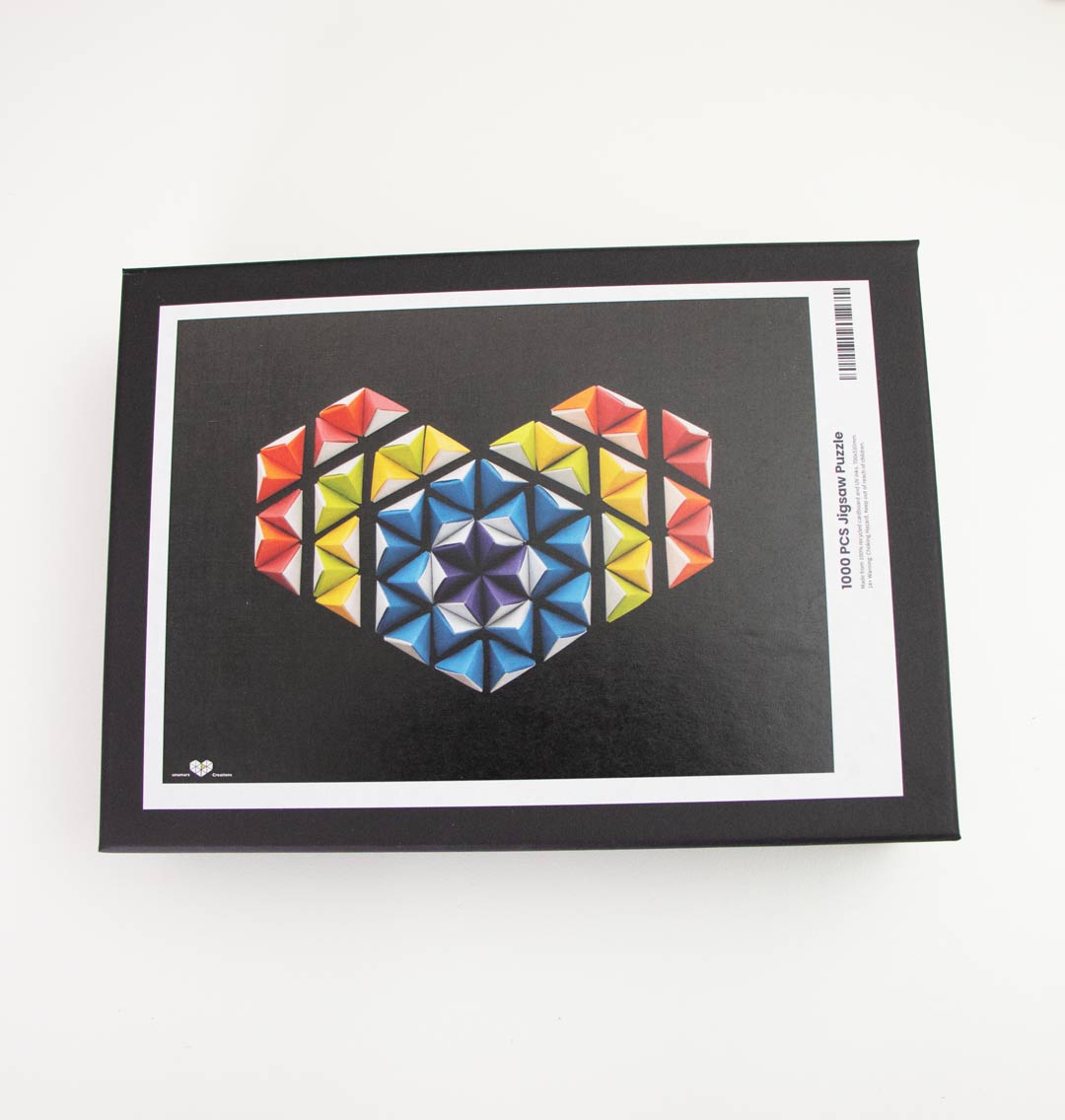 Eco jigsaw puzzle - Collective Heart artwork