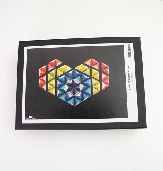 Eco jigsaw puzzle - Collective Heart artwork