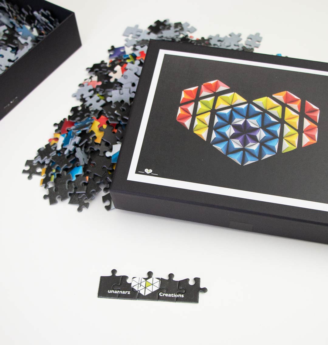 Eco jigsaw puzzle - Collective Heart artwork