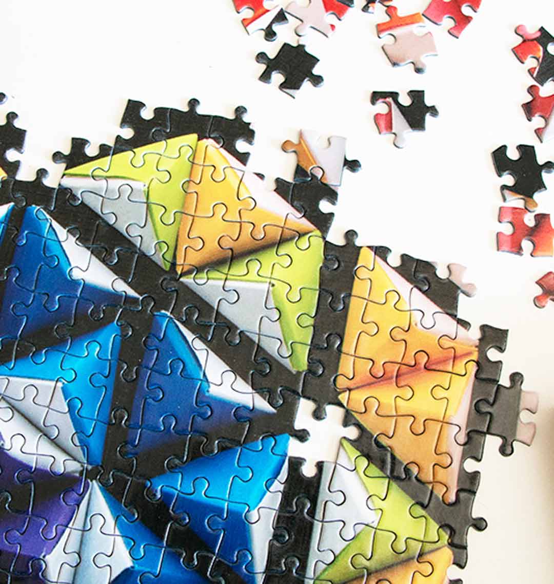 Eco jigsaw puzzle - Collective Heart artwork