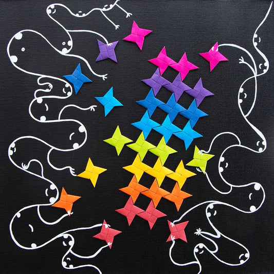 THE WAVES BUILD HARMONY - Original Artwork