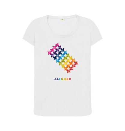 White Printed T-shirt Front