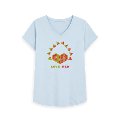 Sky Blue Printed T-shirt Front