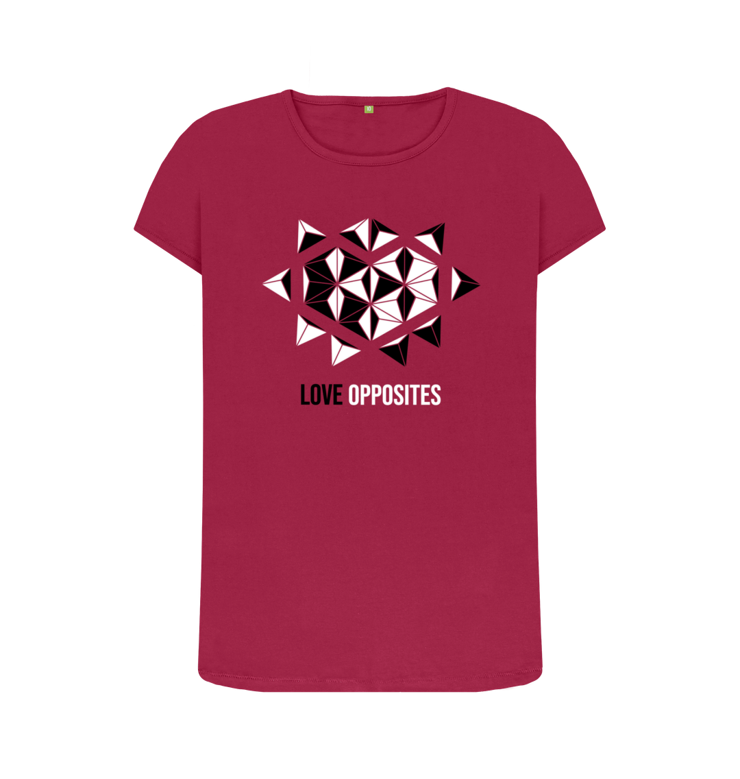 Cherry Love Opposites Women crew neck T-shirt n