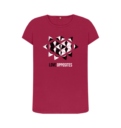 Cherry Love Opposites Women crew neck T-shirt n