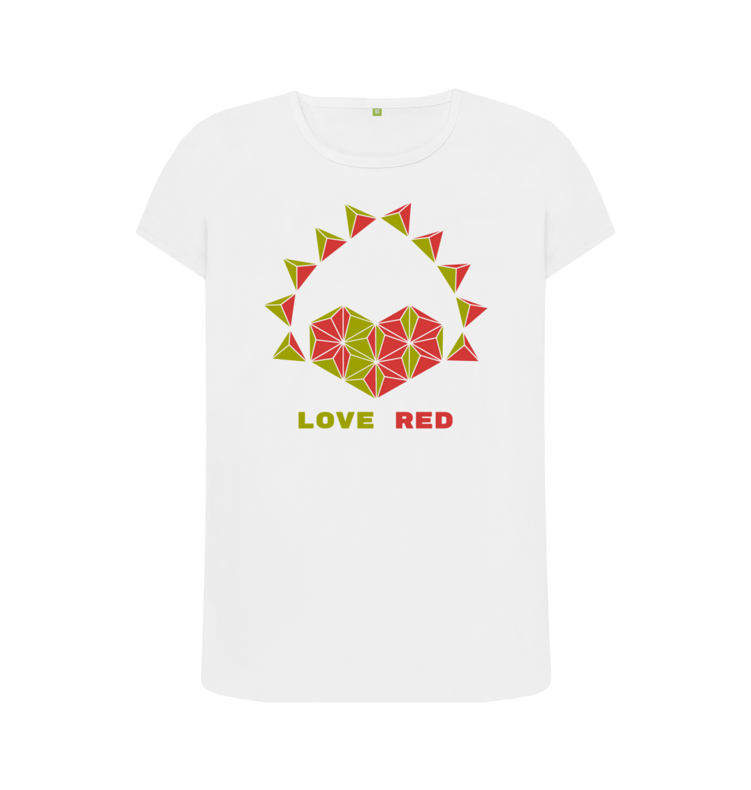 White Printed T-shirt Front