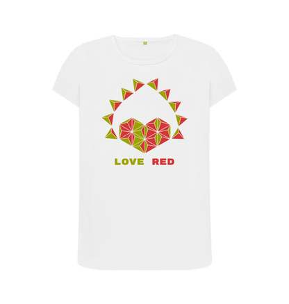 White Printed T-shirt Front