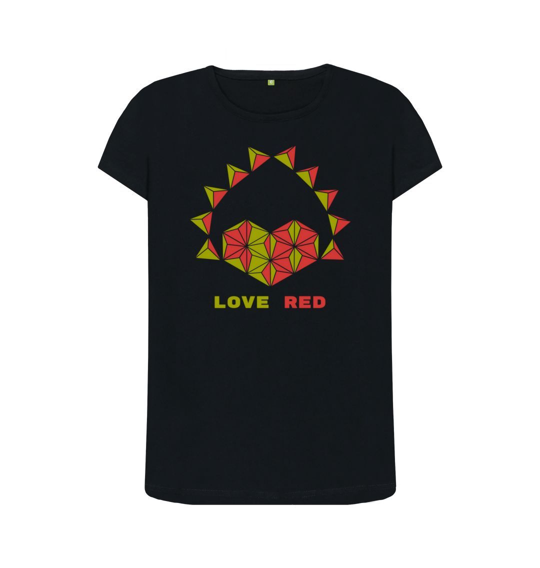 Black Love Red - Women's Crew Neck T-shirt