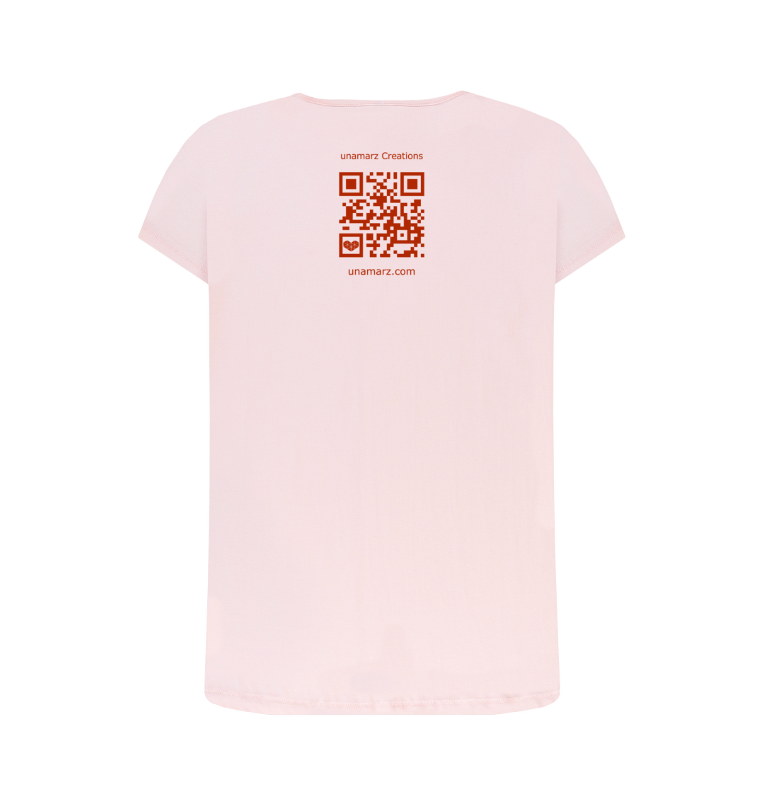 Pink Printed T-shirt Back