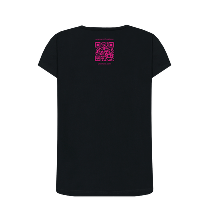 Black Printed T-shirt Back
