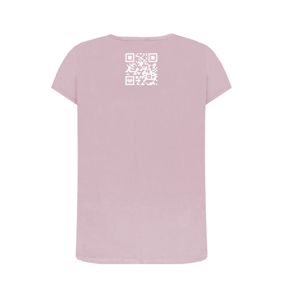 Mauve Printed T-shirt Back