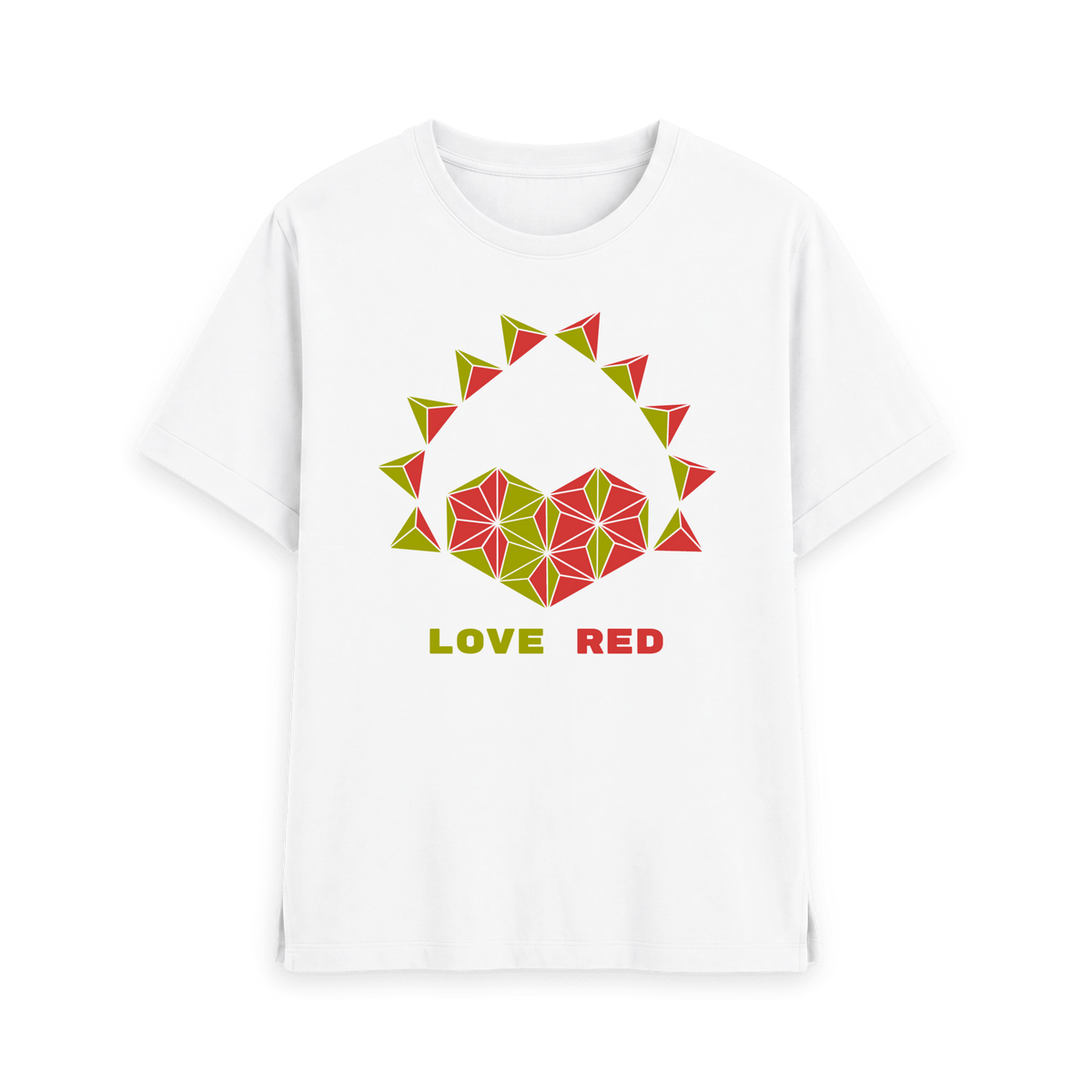 White Printed T-shirt Front