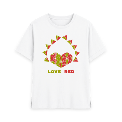 White Printed T-shirt Front