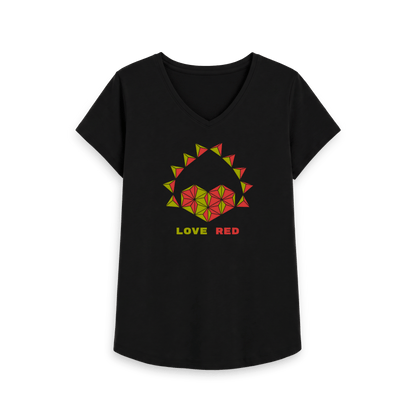 Black Printed T-shirt Front
