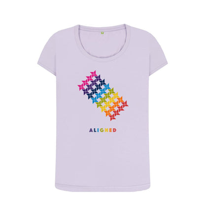 Violet Aligned - Women's Scoop Neck T-shirt