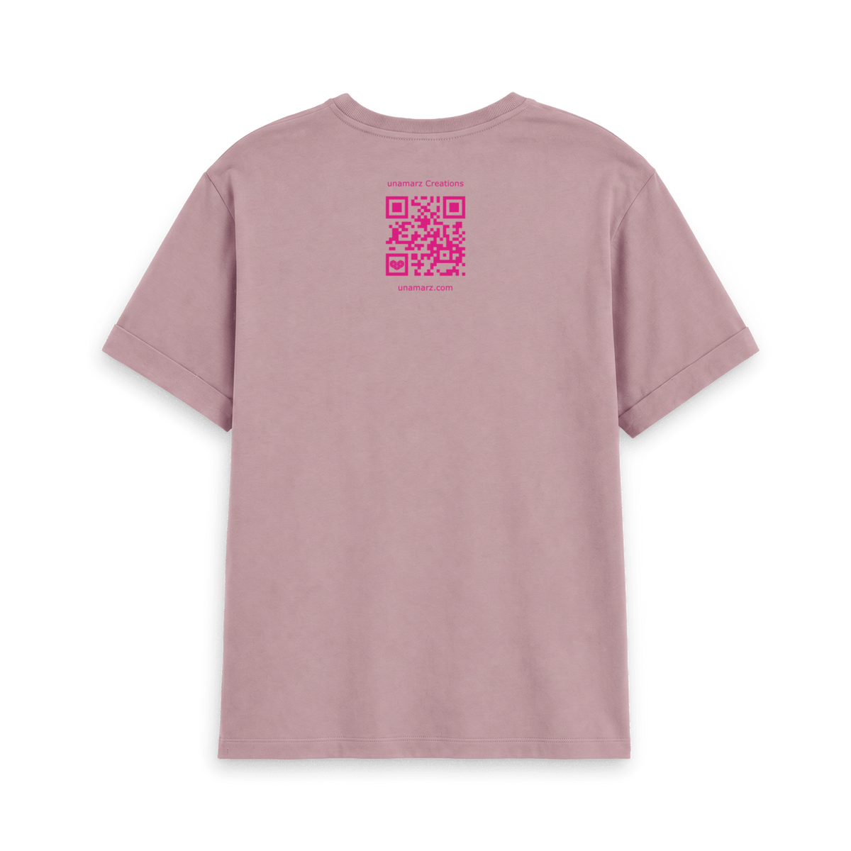 Mauve Printed T-shirt Back