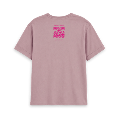 Mauve Printed T-shirt Back