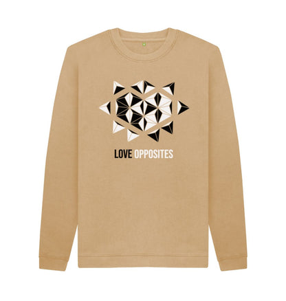 Sand Love Opposites - Men's Crew Neck Sweater - 5 colours