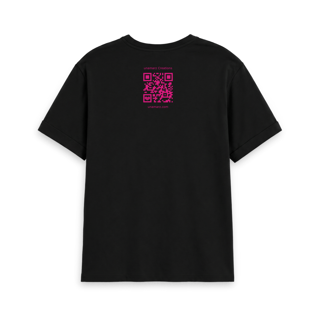 Black Printed T-shirt Back