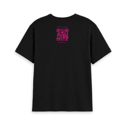 Black Printed T-shirt Back