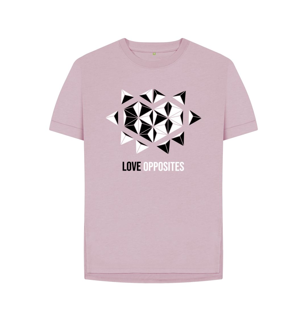 Mauve Love Opposites - Women's Relaxed Fit Tee - 4 colours