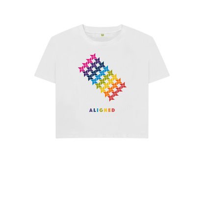 White Printed T-shirt Front