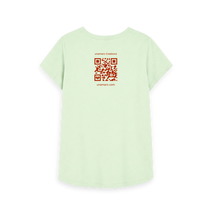 Pastel Green Printed T-shirt Back